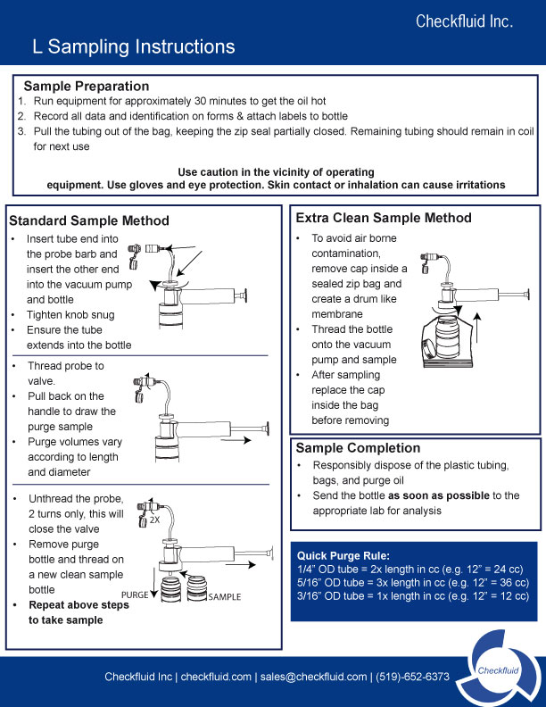 L Series Sampling Instructions