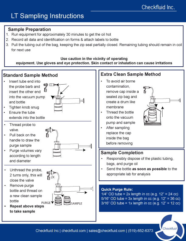 LT Sampling Instructions